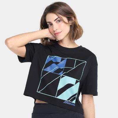 Camiseta Mizuno Street Logo Feminina