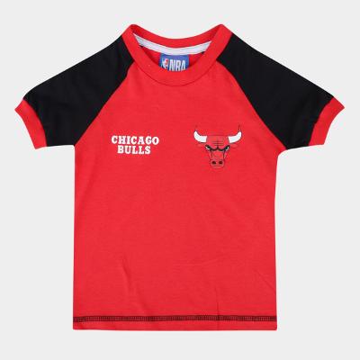 Camiseta NBA Juvenil Chicago Bulls Campus Braziline