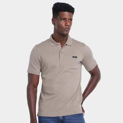 Camisa Polo Calvin Klein Slim Em Piquet Masculina