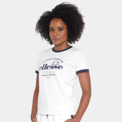 Camiseta Ellesse Casual Manga Curta Feminina