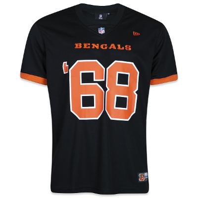 Camiseta New Era Jersey Core NFL Cincinnati Bengals Masculina