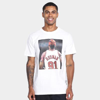 Camiseta Mitchell & Ness Chicago Bulls Slam Rodman Masculina
