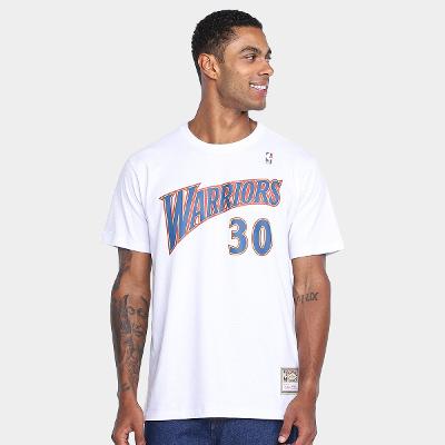 Camiseta Mitchell & Ness Golden State Warriors Curry Masculina