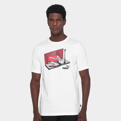 Camiseta Puma Graphics Sneaker Box Masculina