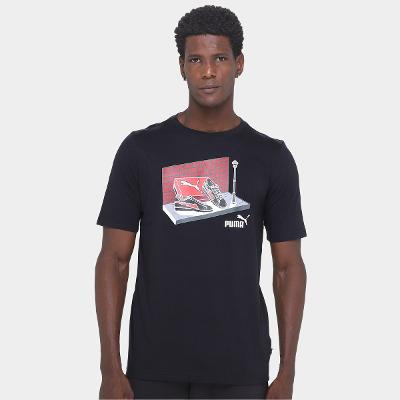 Camiseta Puma Graphics Sneaker Box Masculina