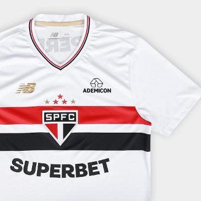 Camisa São Paulo I 25/26 Jogador New Balance Masculina