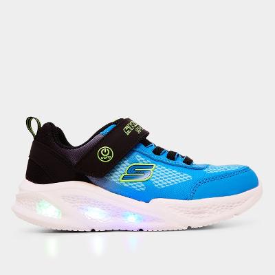 Tênis Infantil Skechers Meteor-Lights-Krendo Menino
