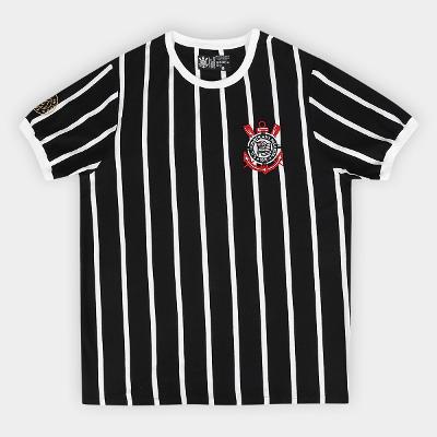 Camiseta Plus Size Corinthians Coimbra Retrô Masculina