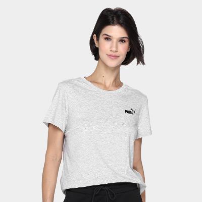 Camiseta Puma Small no. 1 Logo Feminina