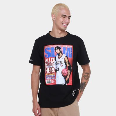 Camiseta Mitchell & Ness Philadelphia 76Ers Slam Masculina