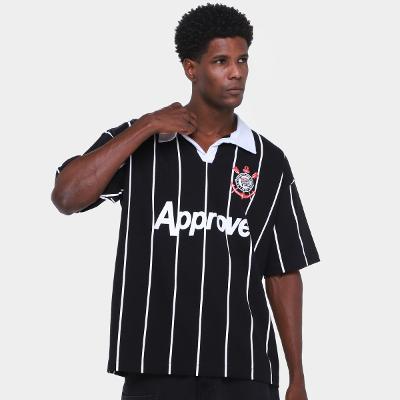 Camisa Polo Corinthians Approve Retrô Masculina