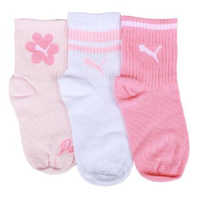 Kit Meia Cano Longo Infantil Puma C/ 3 Pares Menina