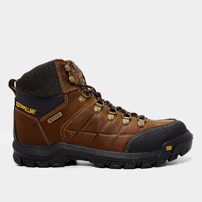 Bota Couro Caterpillar Threshould WP Masculina