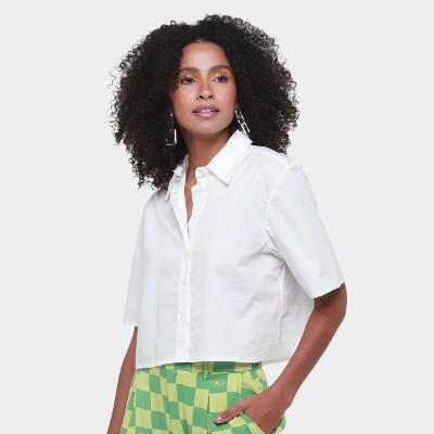 Camisa Colcci Curta Feminina