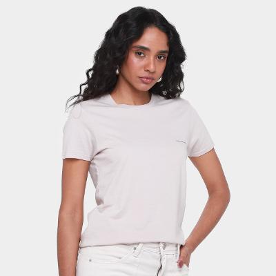 Camiseta Calvin Klein Micrologo Feminina