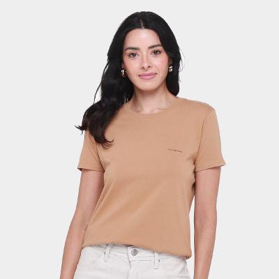 Camiseta Calvin Klein Micrologo Feminina