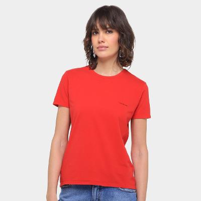 Camiseta Calvin Klein Micrologo Feminina