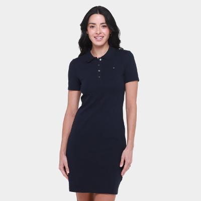 Vestido Polo Tommy Hilfiger 1985 Slim Pique Feminino
