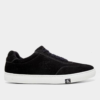 Tênis Couro Calvin Klein Project Embossed Camurça Feminino