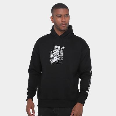 Moletom Com Capuz Santos Com Peixe Aonde For Masculino