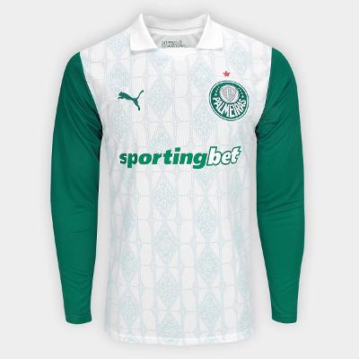 Camisa Manga Longa Palmeiras II 25/26 Torcedor Puma Masculina