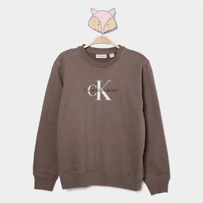 Moletom Infantil Calvin Klein Logo Reissue Menino