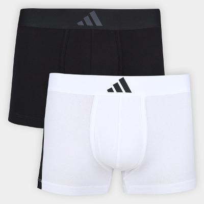 Kit Cueca Boxer Adidas  Baixa Com 2 Peças
