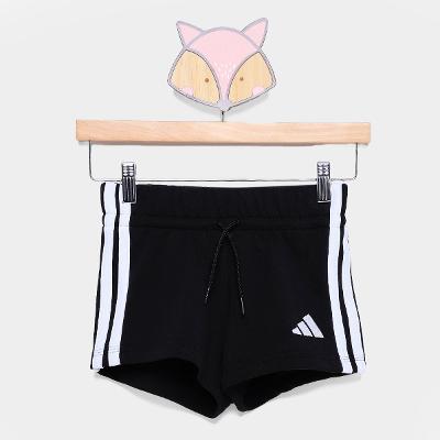 Short Infantil Adidas 3 Stripes Menina