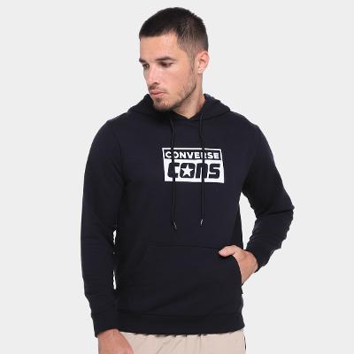 Moletom Converse Con Fleece Com Capuz Masculino