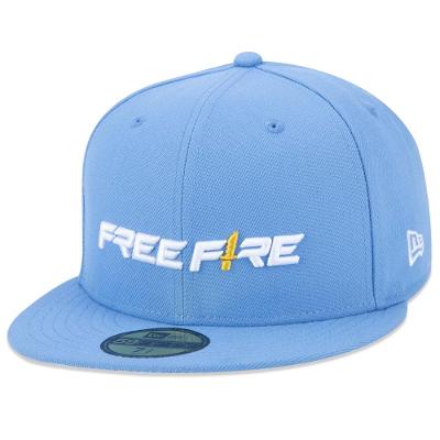 Bone New Era 59FIFTY Free Fire Aba Reta Azul