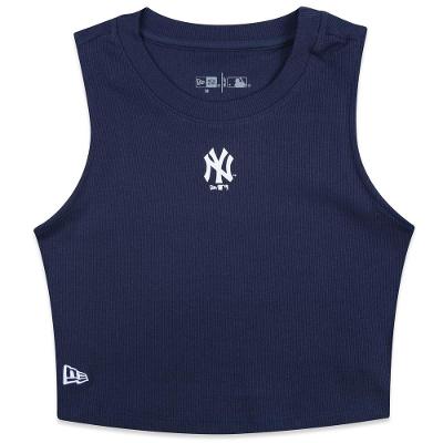 Camiseta New Era Feminina Cropped New York Yankees