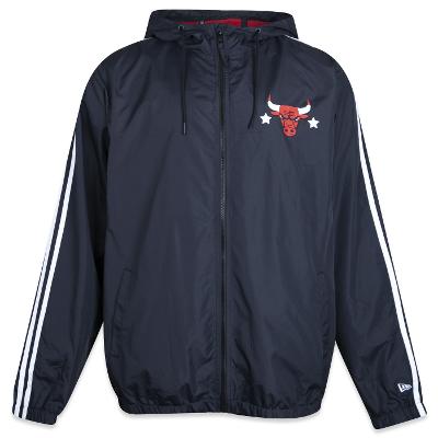 Jaqueta New Era Corta Vento Windbreaker Chicago Bulls Hiphop