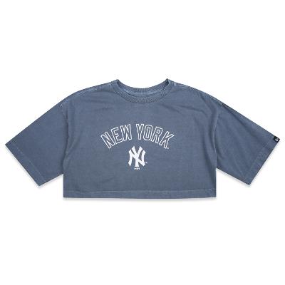 Camiseta New Era Feminino Cropped MLB New York Yankees Classic