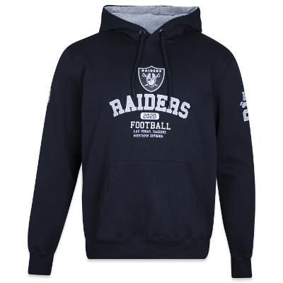 Moletom New Era Canguru Fechado Las Vegas Raiders Club House
