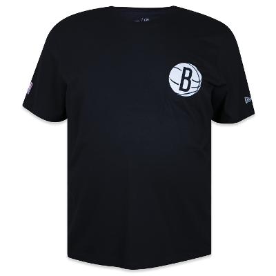Camiseta New Era Plus Size Regular NBA Brooklyn Nets