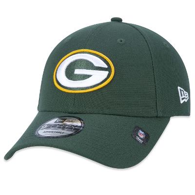 Bone New Era 9FORTY Snapback NFL Green Bay Packers Aba Curva Verde