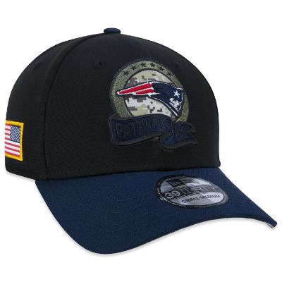 Bone New Era 39THIRTY New England Patriots Salute To Service 2022 Stretch Fit