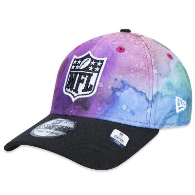Bone New Era 39THIRTY NFL Shield Crucial Catch 2022 Stretch Fit