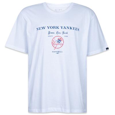 Camiseta New Era Plus Size Regular MLB New York Yankees