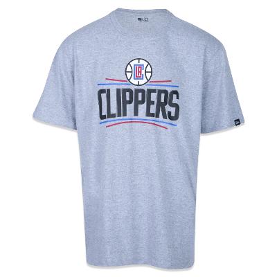 Camiseta New Era Plus Size Manga Curta NBA Los Angeles Clippers Core