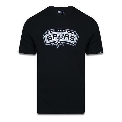 Camiseta New Era Plus Size Regular Manga Curta San Antonio Spurs Logo