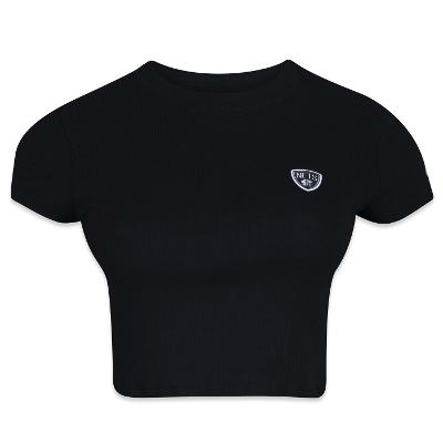 Camiseta New Era Feminina Cropped Brooklyn Nets