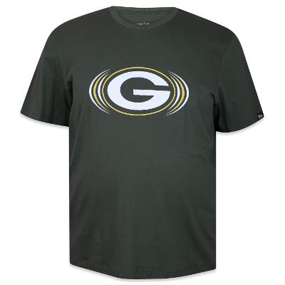 Camiseta New Era Plus Size Regular NFL Green Bay Packers