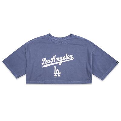 Camiseta New Era Feminino Cropped MLB Los Angeles Dodgers Classic