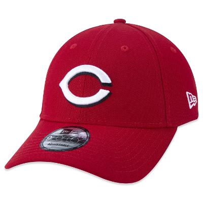 Bone New Era 9FORTY Snapback MLB Cincinnati Reds Aba Curva Vermelho