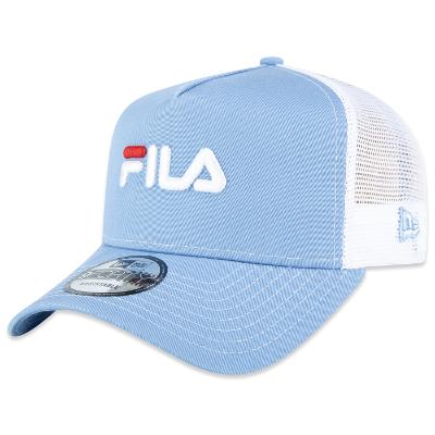 Bone New Era 9FORTY A-Frame Trucker Colaboracao New Era x Fila