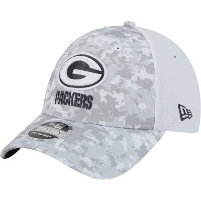 Bone New Era 9FORTY Stretch Snap Green Bay Packers NFL Salute To Service 2024-25