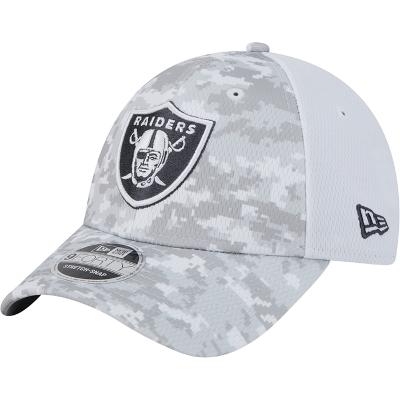 Bone New Era 9FORTY Stretch Snap Las Vegas Raiders NFL Salute To Service 2024-25