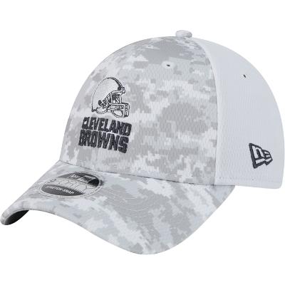 Bone New Era 9FORTY Stretch Snap Cleveland Browns NFL Salute To Service 2024-25