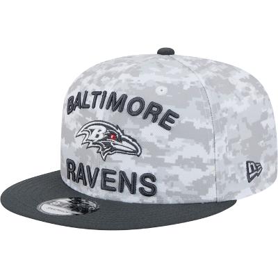 Bone New Era 9FIFTY Baltimore Ravens NFL Salute To Service 2024-25